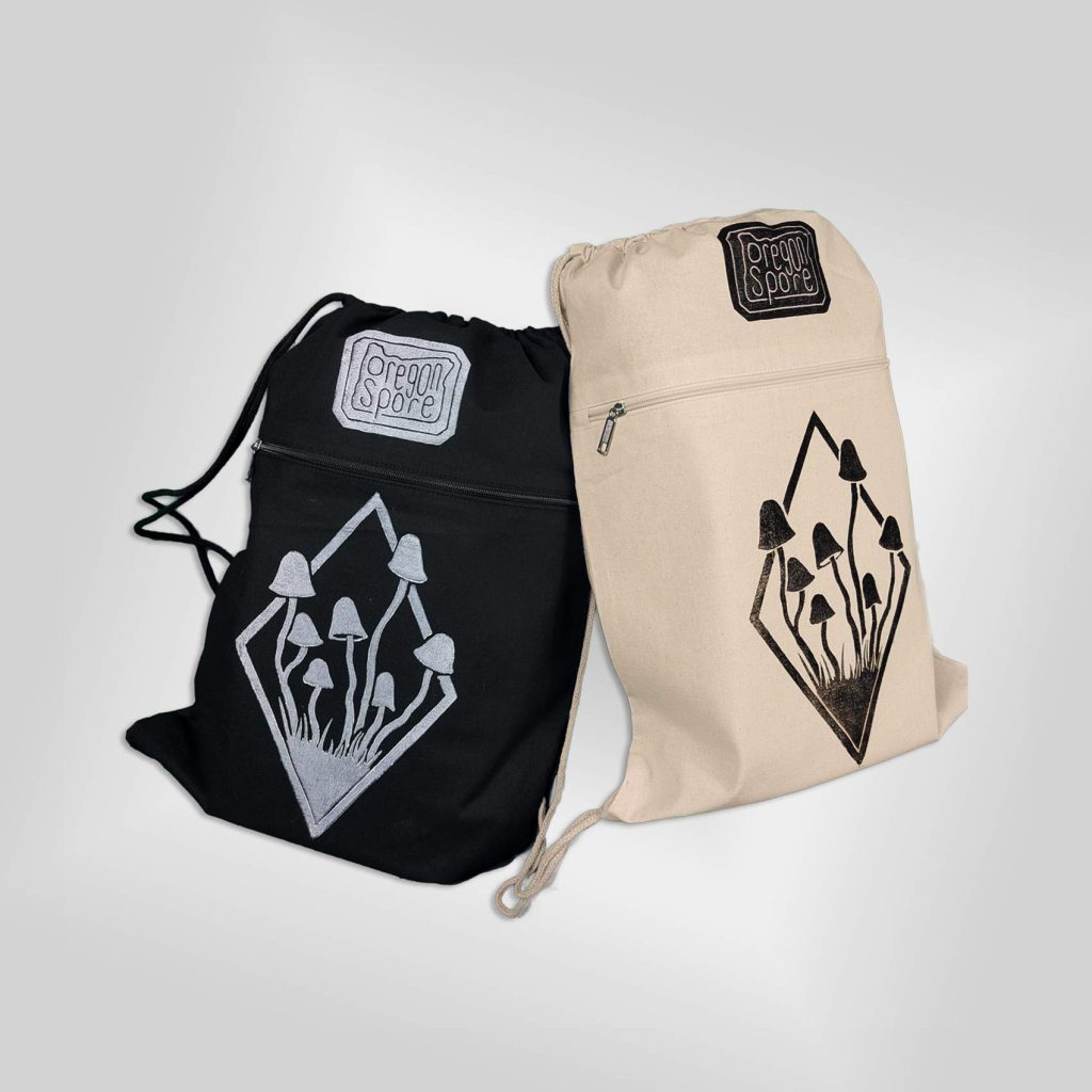 Forest Mushroom Drawstring Backpack